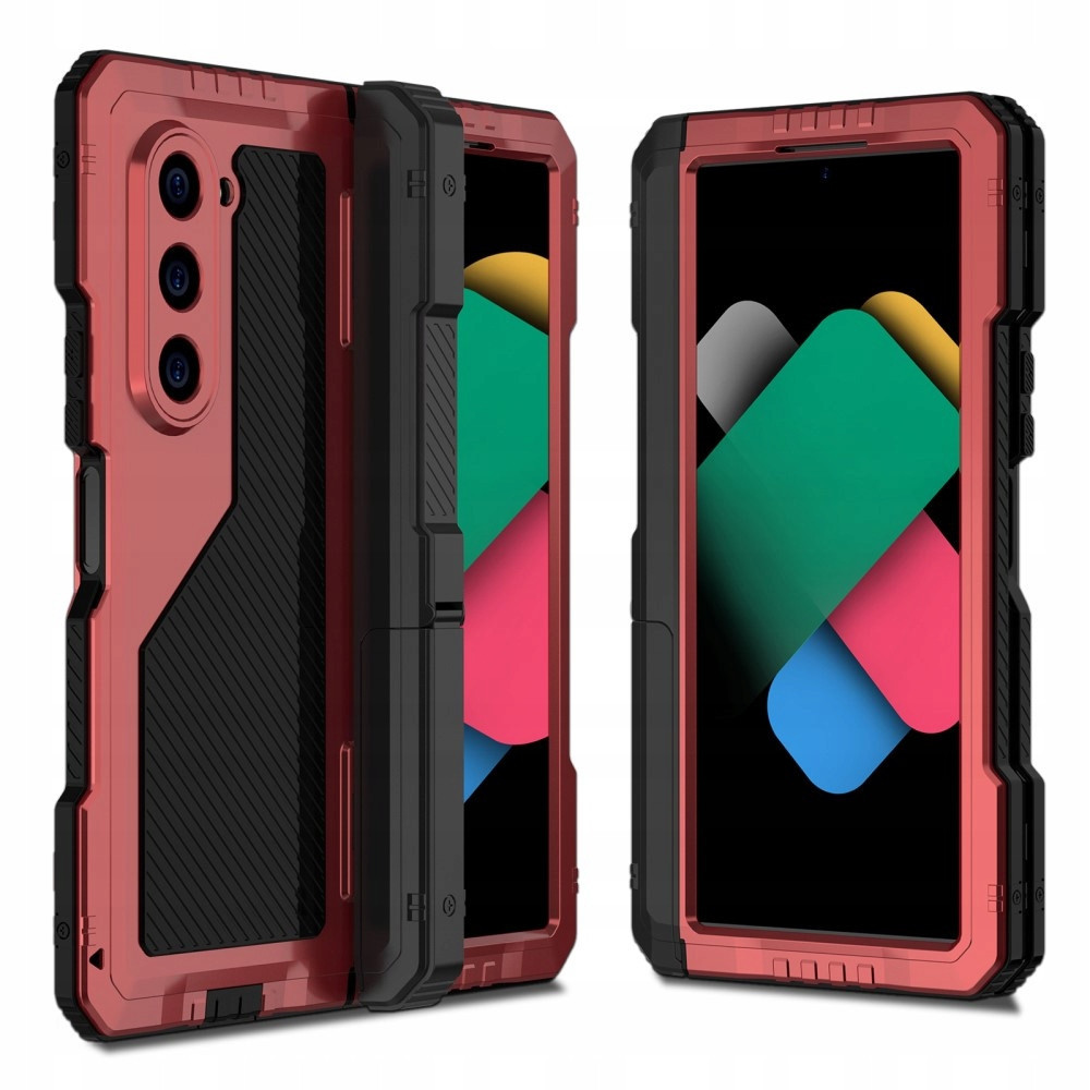 Pancéřové Hliníkové Pouzdro Case pro Galaxy Z Fold6 s fólií na vnější displej