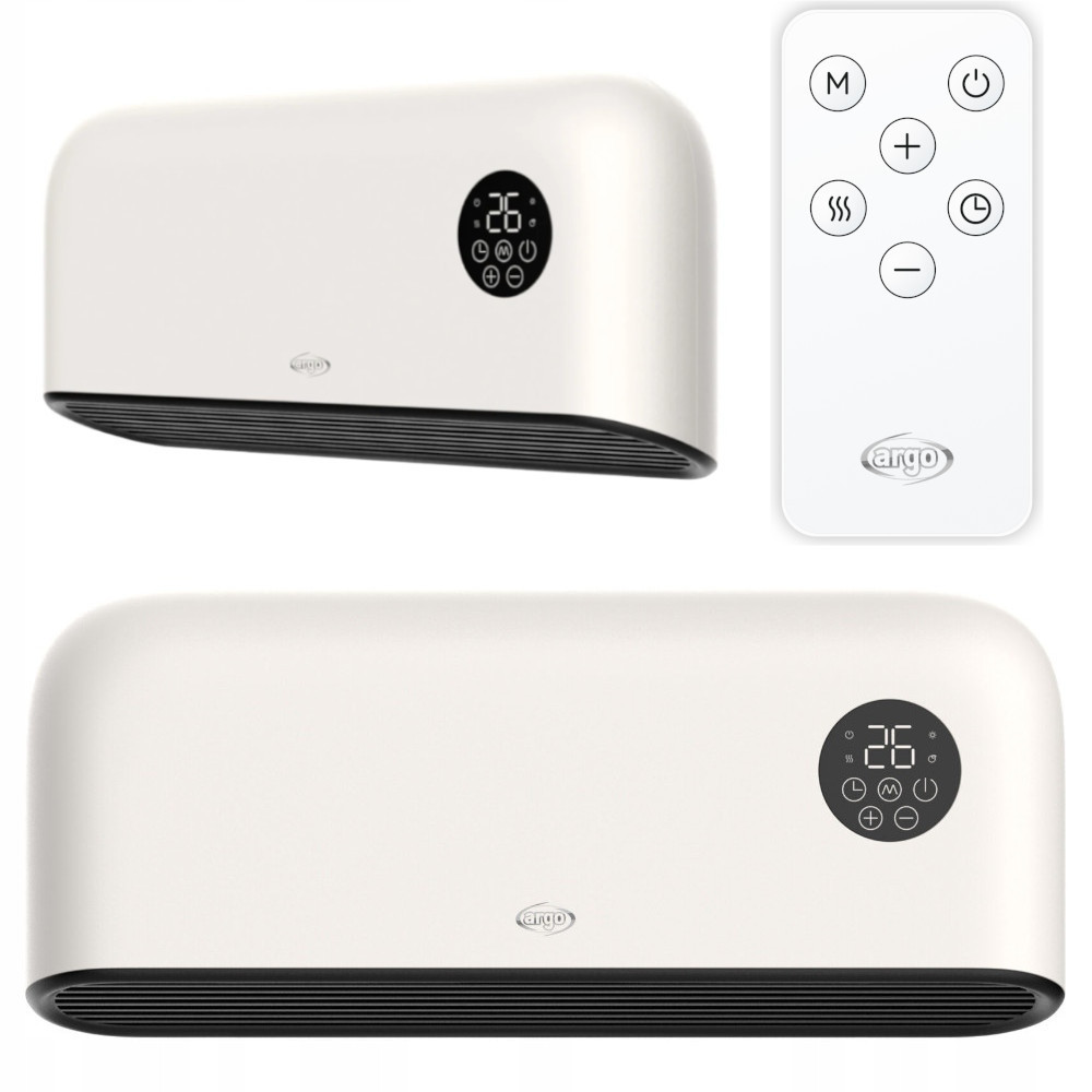 Elektrický Ohřívač Keramický Nástěnný Argo Willis 2000 V