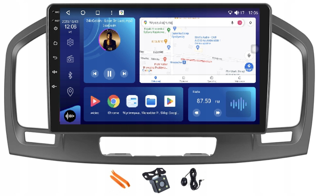 Radio Android Navigace Qled Carplay Lte Gps 128GB Opel Insignia A 08-13