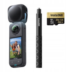 Set Insta360 X4 Explorer Bundle SelfieStick Lens Cap paměťová karta