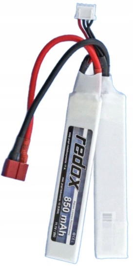 Akumulátor Lithium Polymerová LiPo Redox 850mAh 11,1V 20C Rozdělená 2+1