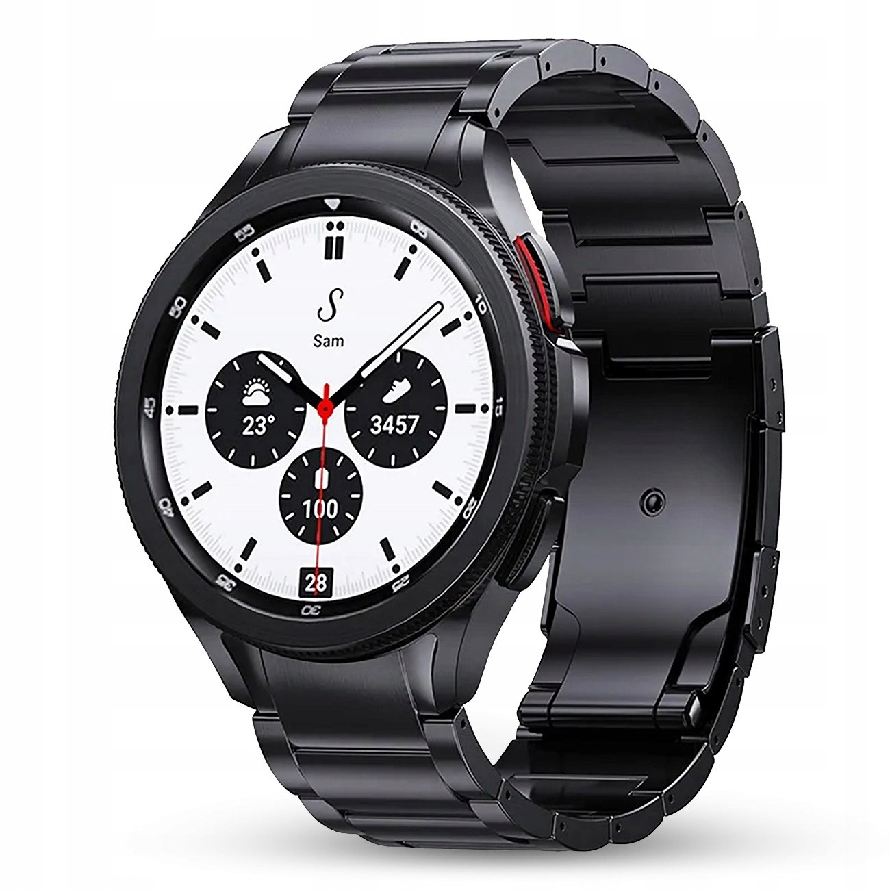 Titanový Náramek Pro Samsung Galaxy Watch 4 5 6 7 Fe Pro od 40mm do 47mm