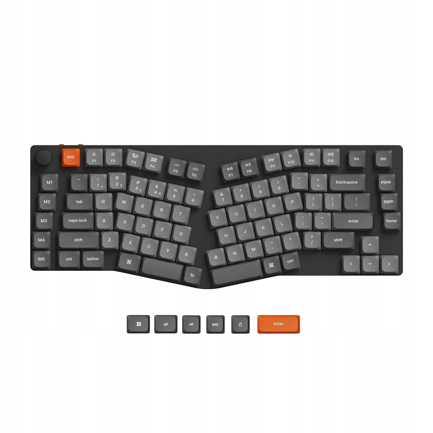 Keychron K15 Max Qmk Bezdrátová mechanická klávesnice Alice K15M-H1