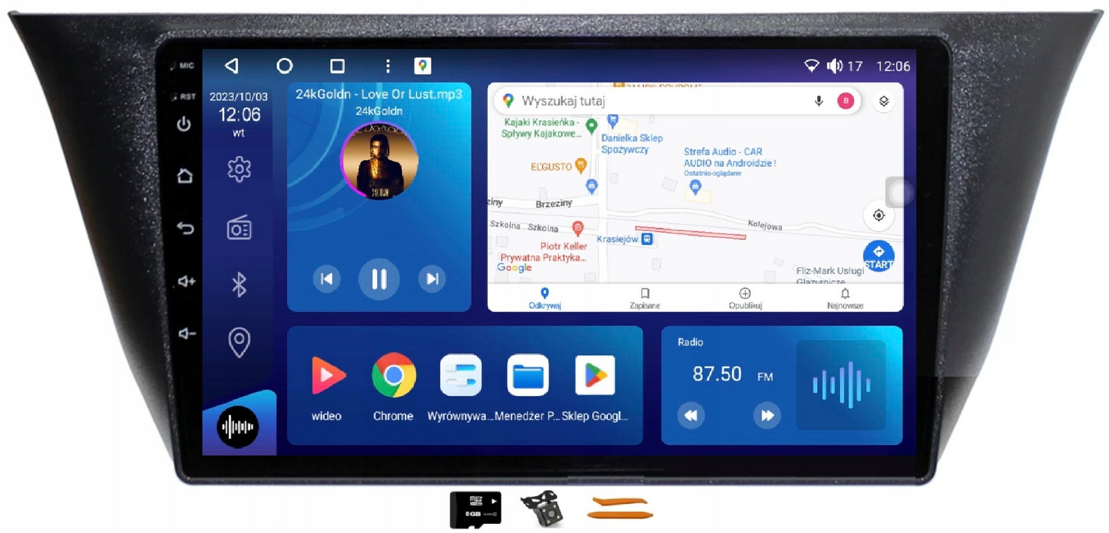 Radio Android Navigace Qled Carplay Lte Gps Dsp 128GB Iveco Daily 14-19