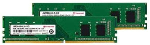 JM2666HLG-16GK Transcend 16GB Kit Jm DDR4 2666Mhz Udimm Transcend