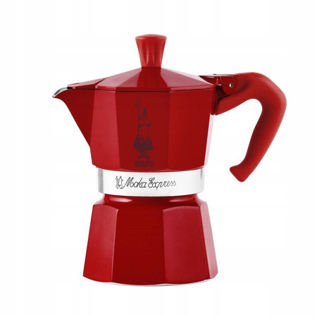 Bialetti Moka Express Kávovar Winter Wonderland Červený 3tz