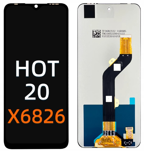 Displej Dotyk LCD Obrazovka Pro Infinix Hot 20 4G X6826