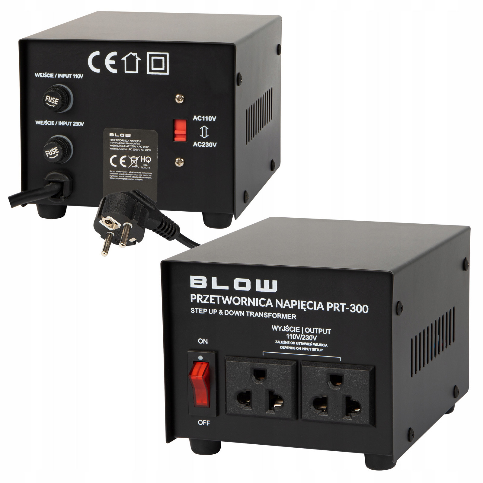 Měnič Napětí Transformátor Napětí Napájecí Adaptér 110V 230V Usa Japonsko 300W