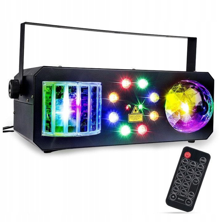 Světelný Multiefekt Led Derby Disco Koule Wash Laser LIGHT4ME Party IV V2