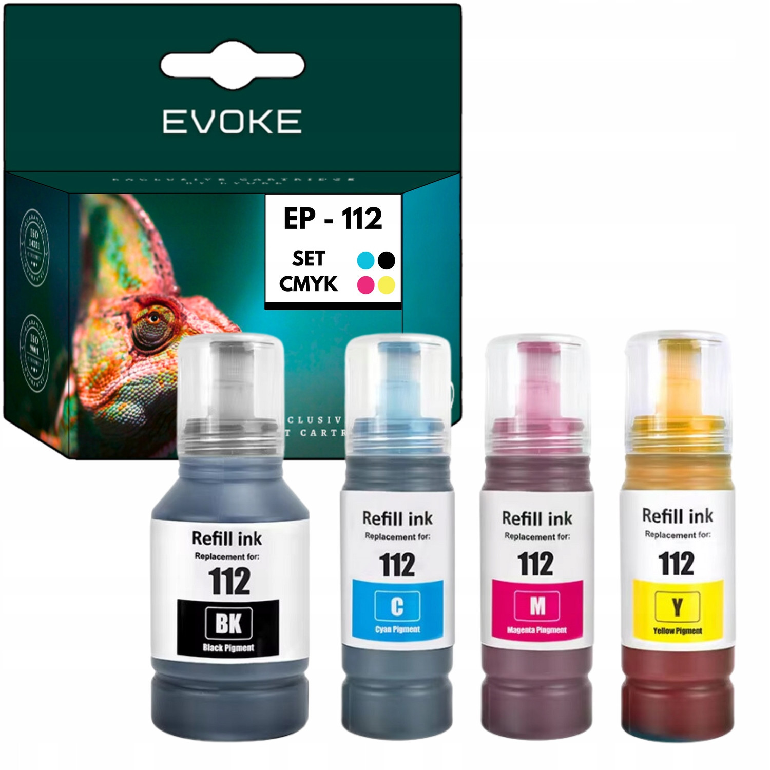 4x Inkoust do tiskárny Epson 112 XL černý sada barev 112 Cmyk