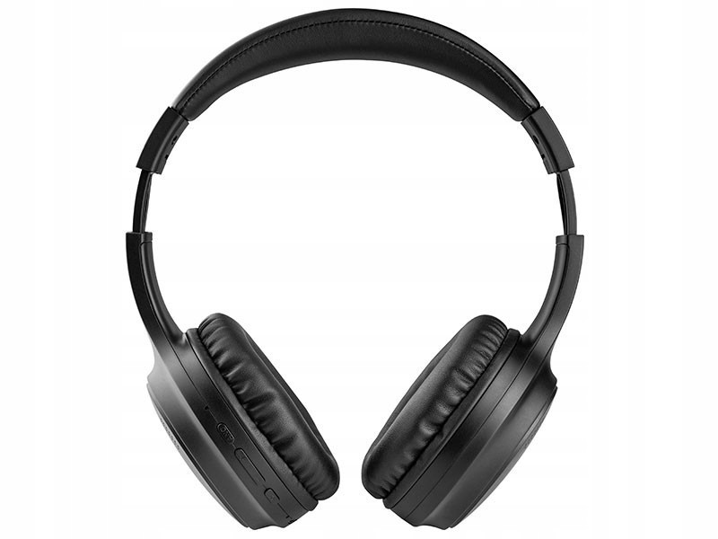 Bluetooth Bezdrátová Sluchátka Přes Uši Černá Max Mobile Bt Anc