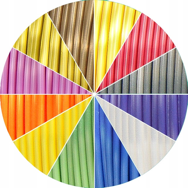 Pla náplň Silk 12x5m Devil Design Silk 1.75mm 12 barev po 5m 60m