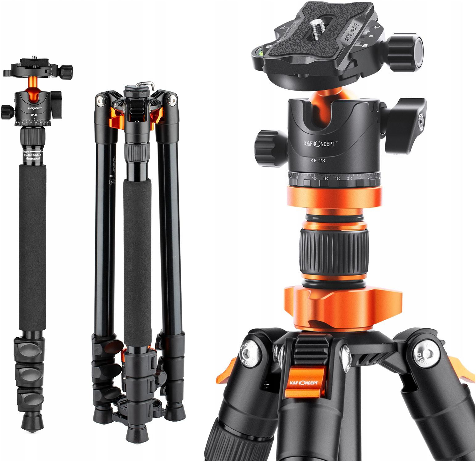 Foto Stativ K&f Alu/mag 175CM K254A3 SA254M2 Tripod KF09.089 V1