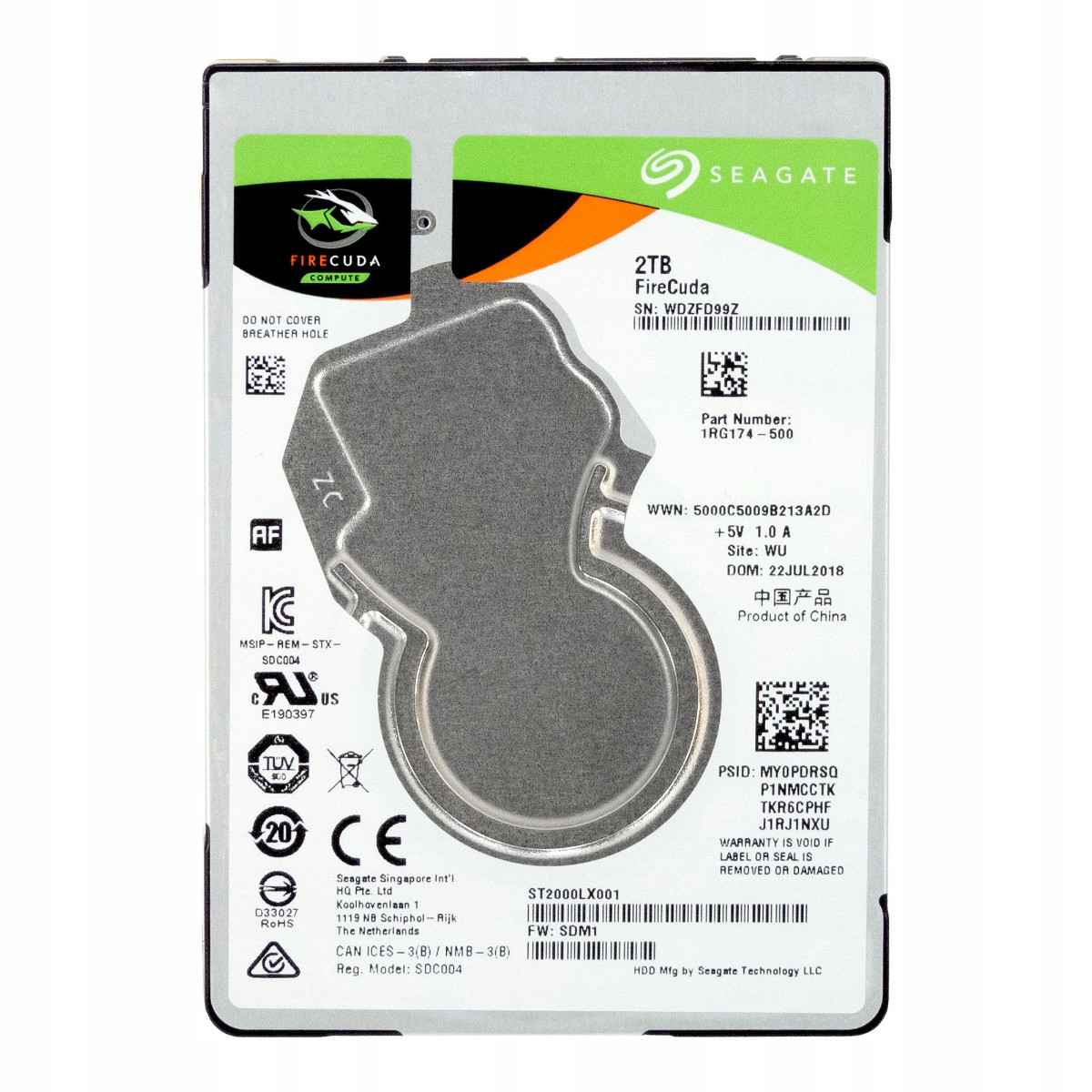 Seagate FireCuda 2TB 5.4K 128MB Sata III 2.5'' ST2000LX001