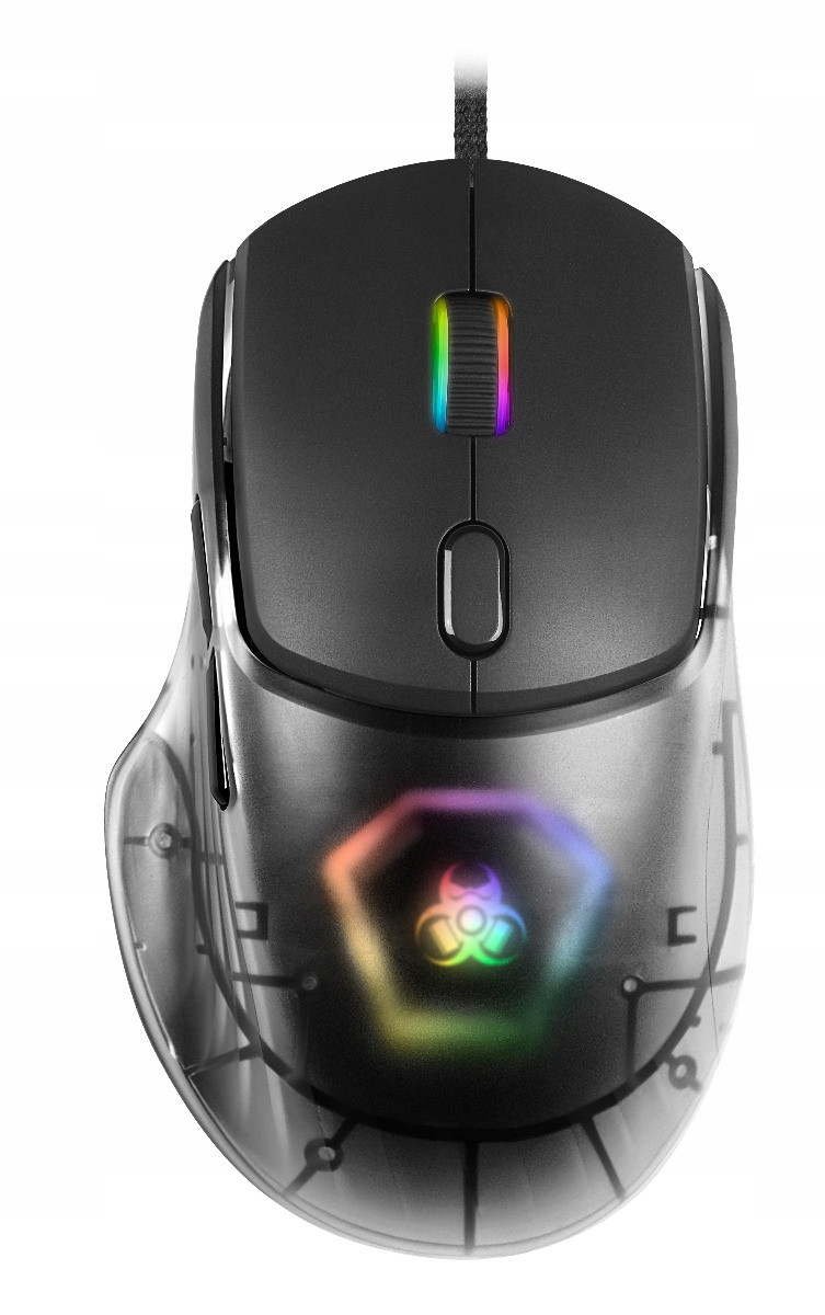 Myš Drátová Usb Optická Herní Rgb Myš Pro Hráče 12400 Dpi