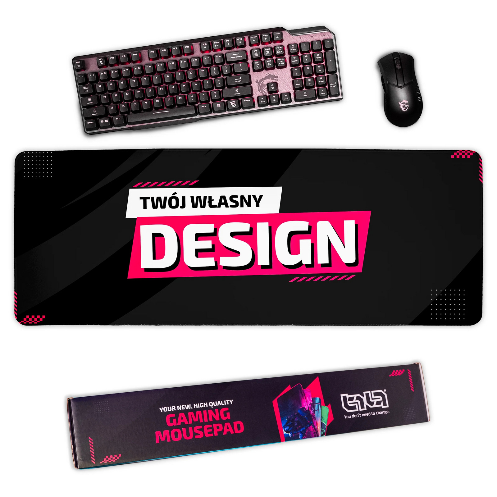 podložka pod myš s vlastním potiskem 80x30