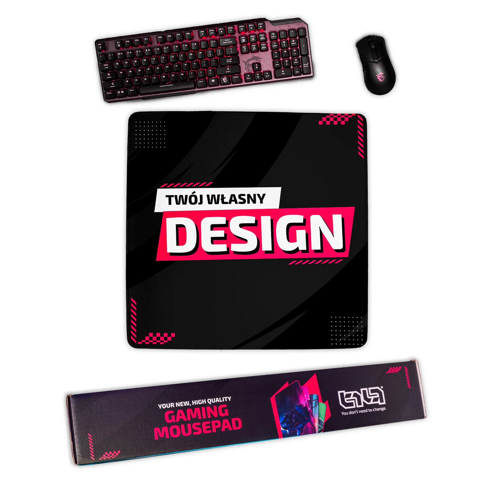 podložka pod myš s vlastním potiskem 50x50