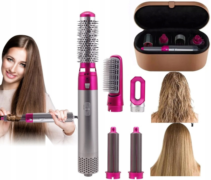 Kulma Sušička 5v1 Kulma Kartáč Nejlepší Kvalita Kufřík Eko Kůže