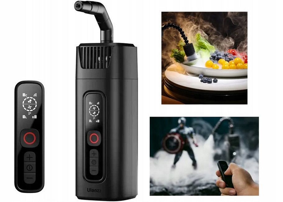 Generátor kouře Ulanzi FM01s dálkovým ovládáním Pouzdro Výrobník kouře pro fotografie filmů