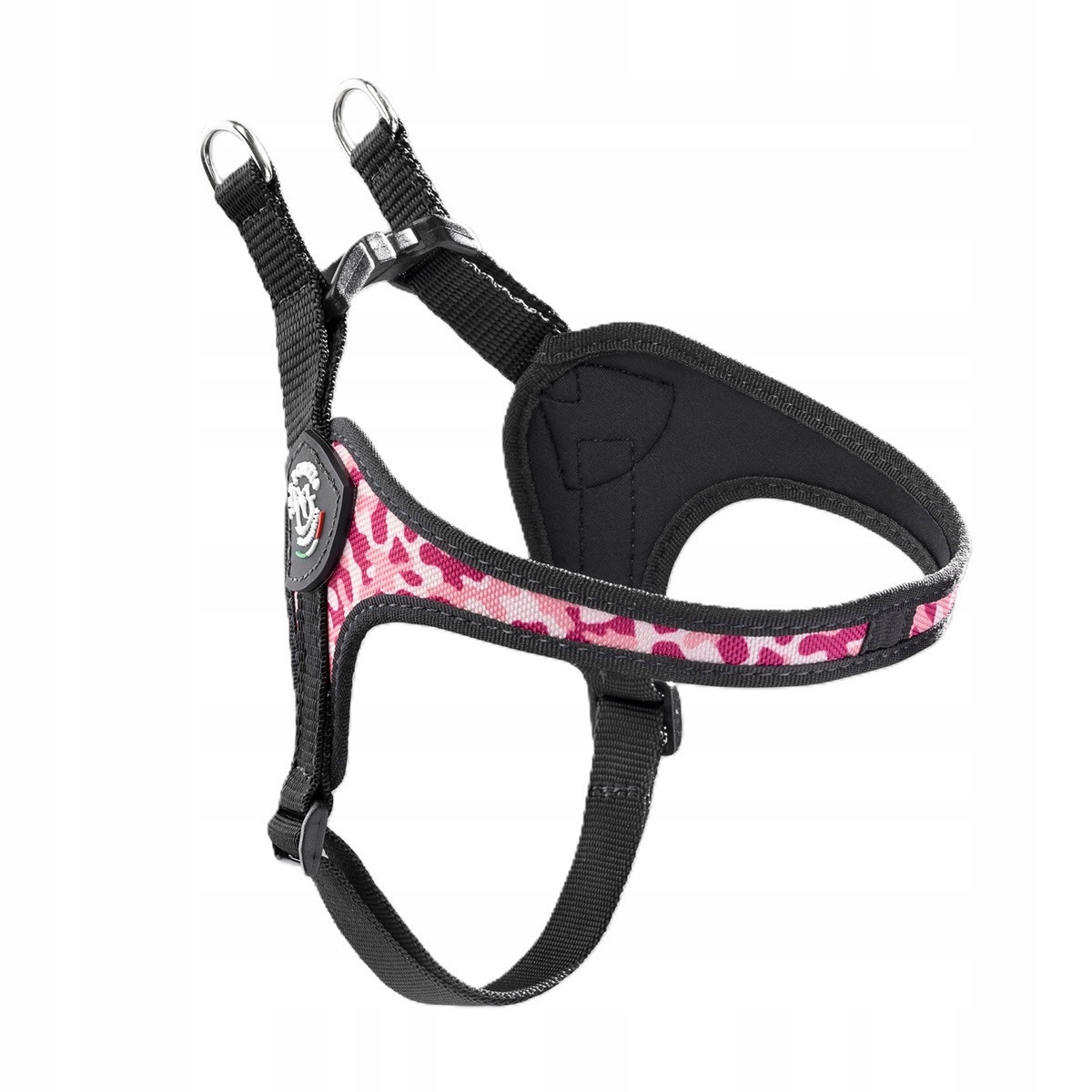 Tre Ponti Postroj reg. pod břichem 1,5 maskáčový růžový