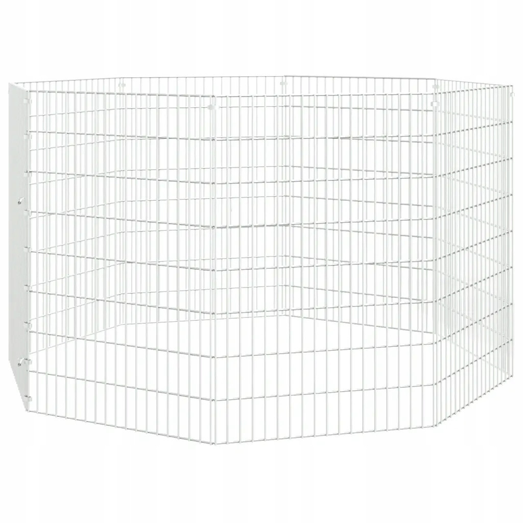 8-panelová klec pro králíka, 54x80 cm, galvanizované železo