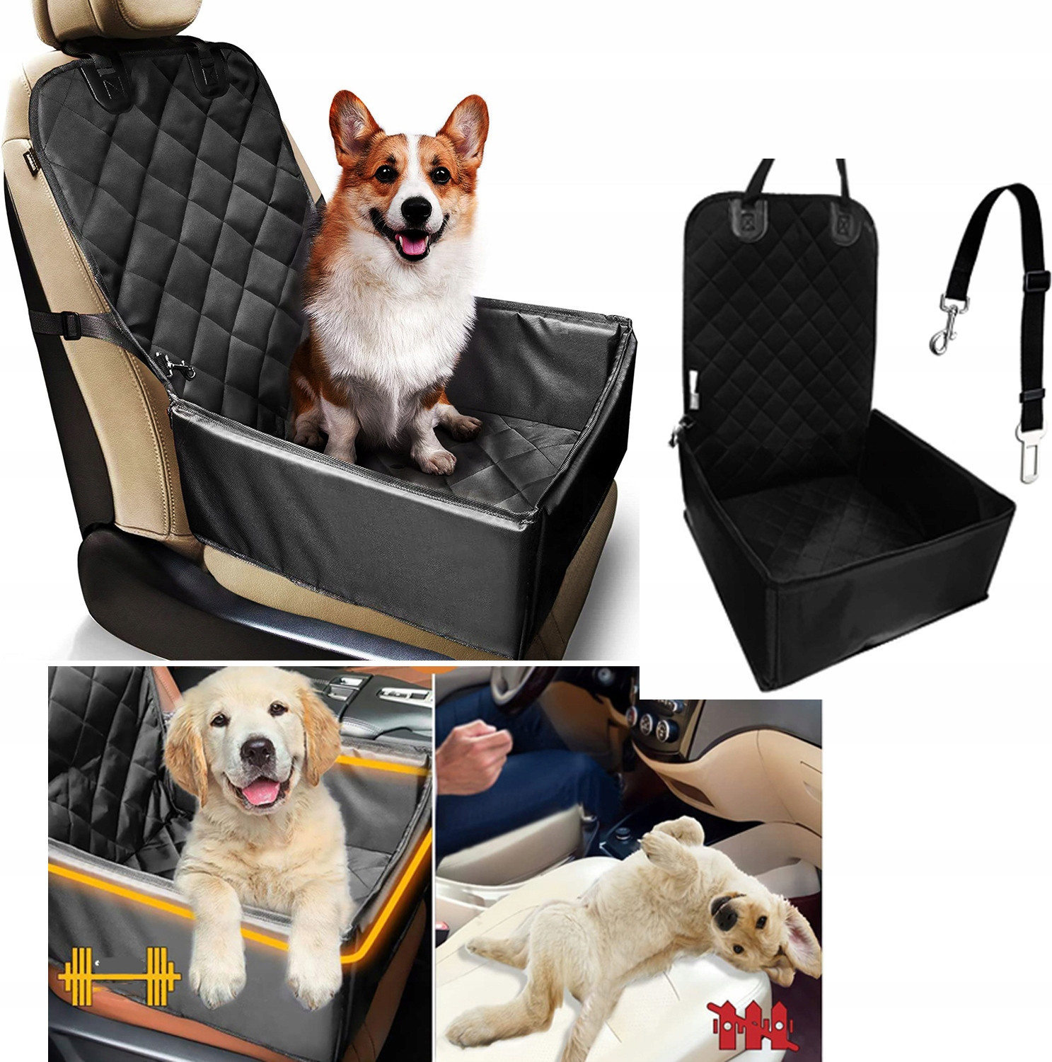 Automobilový Pro Psa Kočku,Nepromokavý, Přepravka do Auta