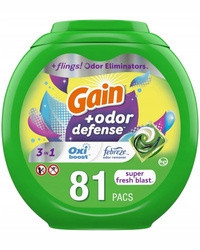 Gain Flings Fresh Blast 3 in 1 81 ks Kapsle gelové na praní