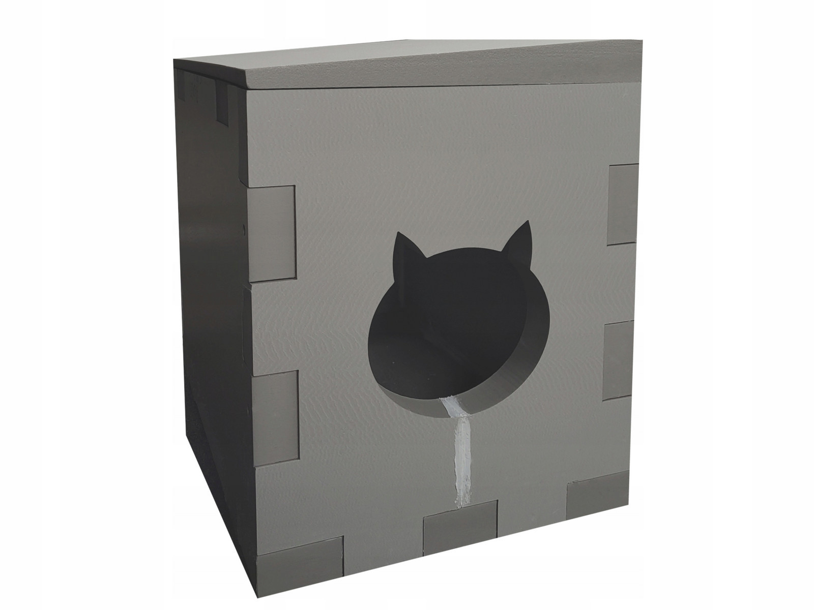 Elhare Budka domeček pro kočky Diy na zimu styrodur Xps teplý Termobox