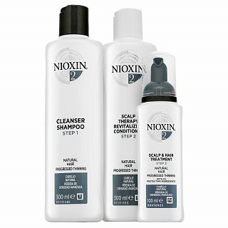 Nioxin System 2 Loyalty Kit sada proti vypadávání vlasů 300 ml + 300 ml + 100 ml