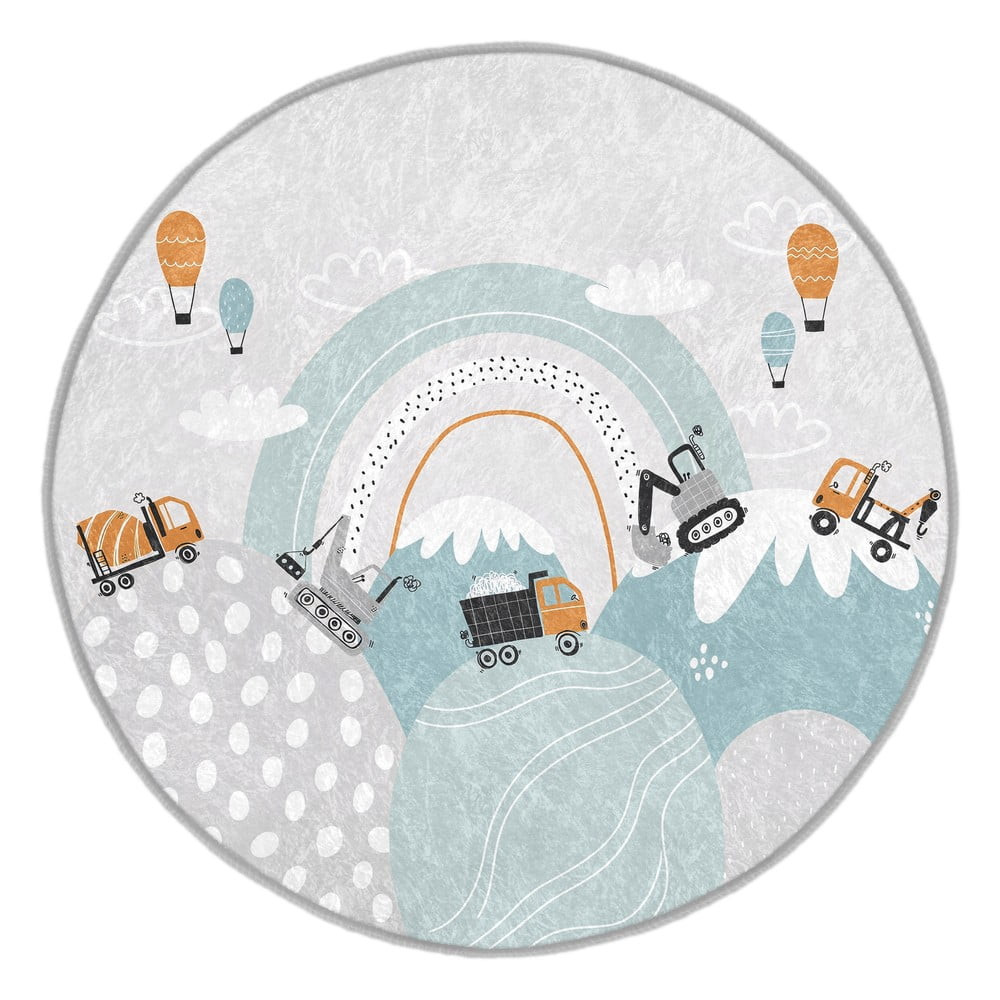Pratelný dětský koberec ø80 cm Snowy Hills – Mila Home