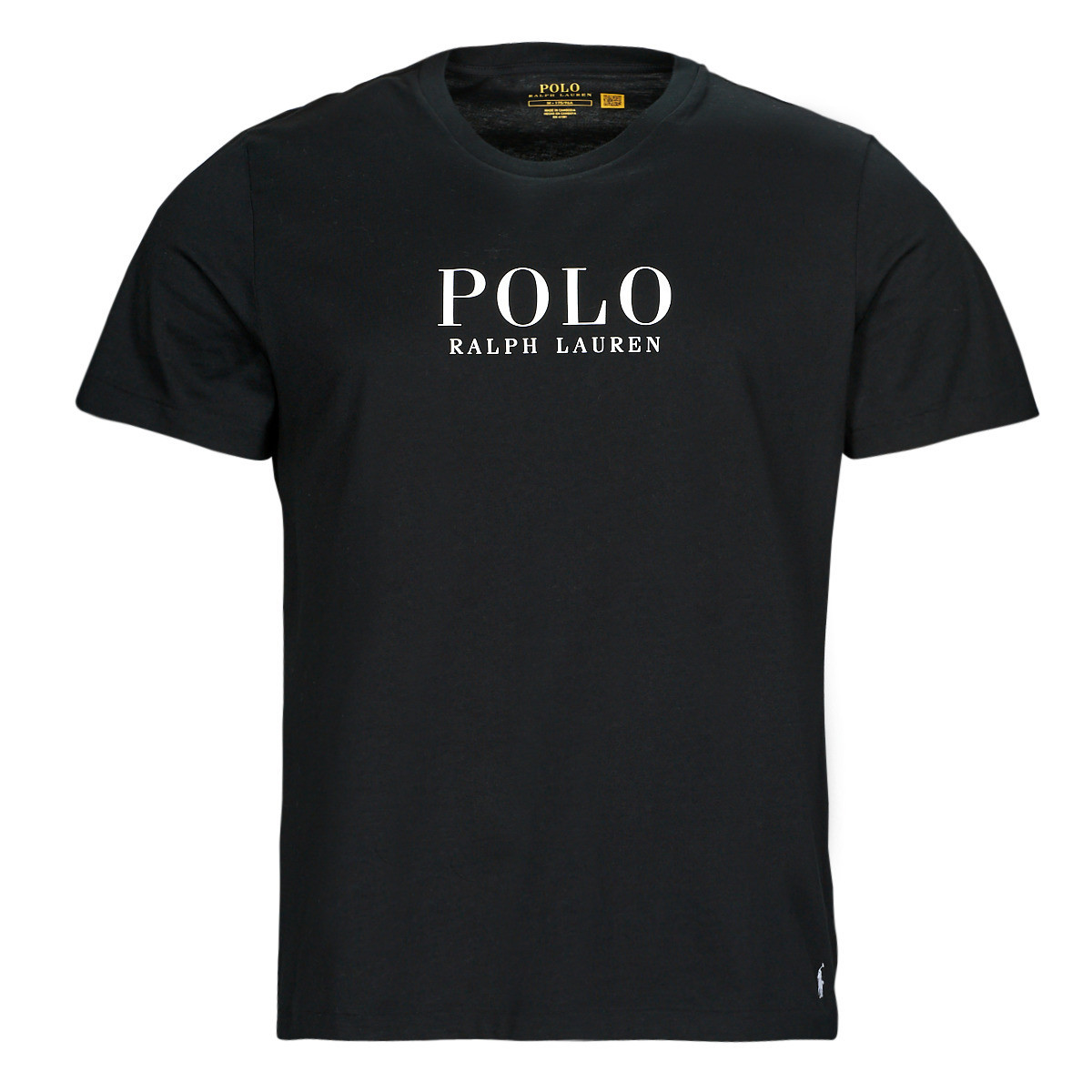 Polo Ralph Lauren  SLEEPWEAR-S/S CREW-SLEEP-TOP  Černá