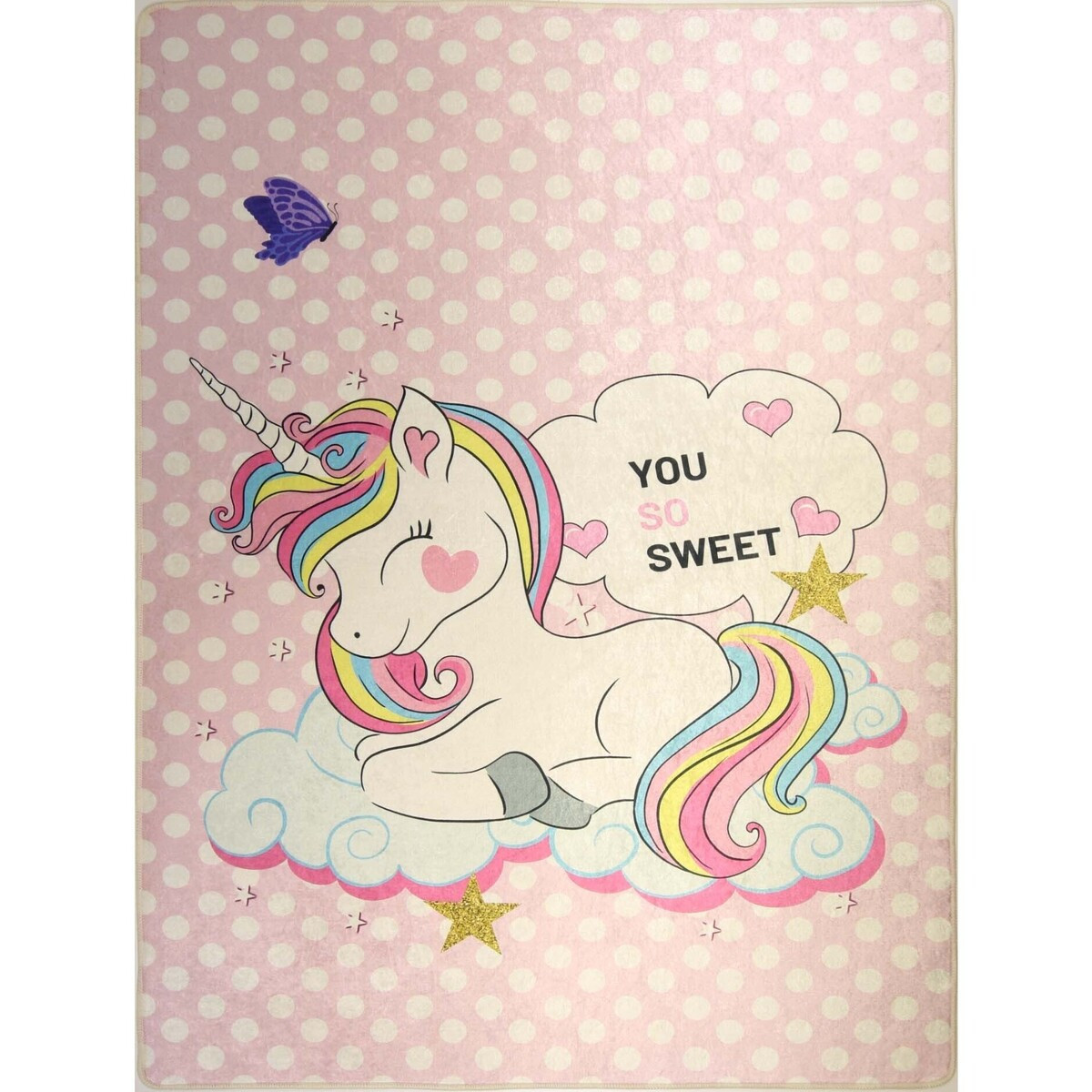 Mani Textile  D?tský koberec SWEET UNICORN  Růžová