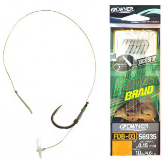 OWNER Návazec Owner FDB-03,háček č.6,šňůrka 0.18mm(6ks)