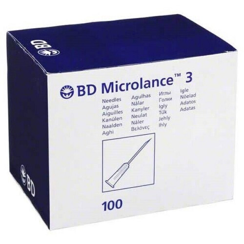 Bd Microlance 3 In.jehla 26g 0.45x13mm Hnědá 100ks