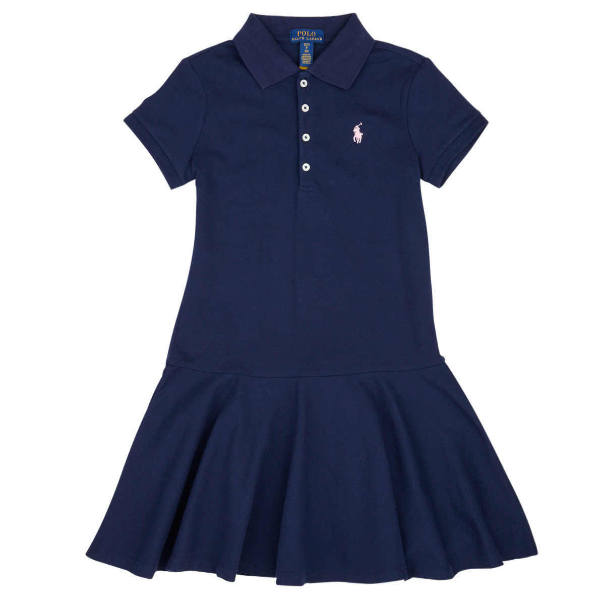 Polo Ralph Lauren  POLO DRESS-DRESSES-KNIT  Tmavě modrá