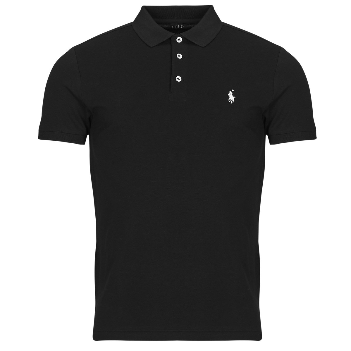 Polo Ralph Lauren  POLO AJUSTE SLIM FIT EN COTON STRETCH MESH  Černá