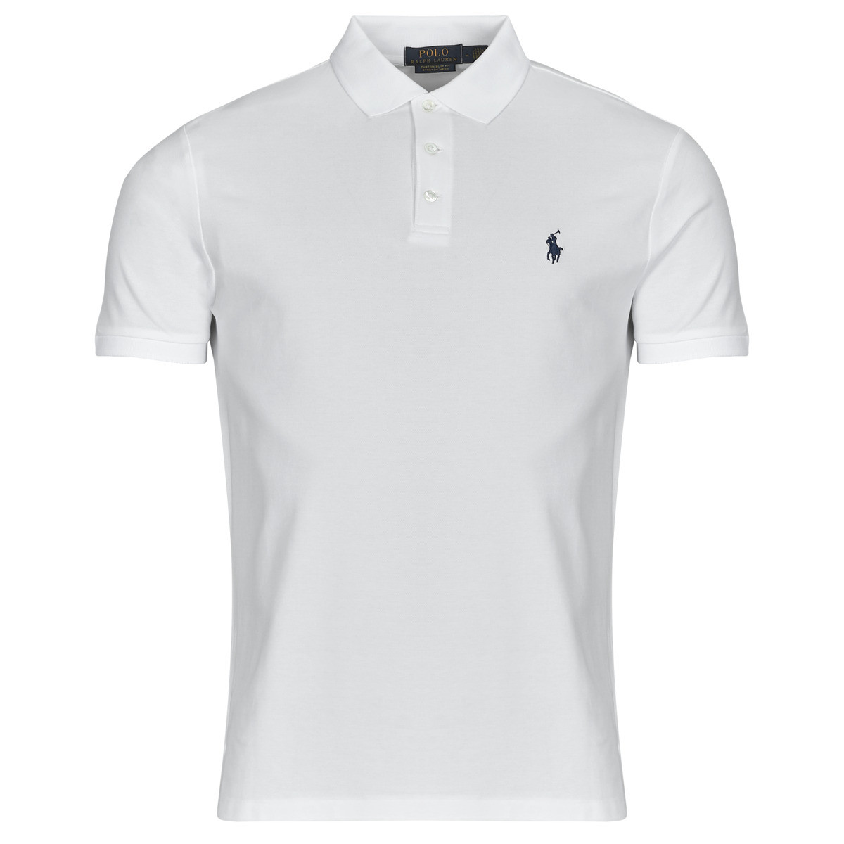 Polo Ralph Lauren  POLO AJUSTE SLIM FIT EN COTON STRETCH MESH  Bílá
