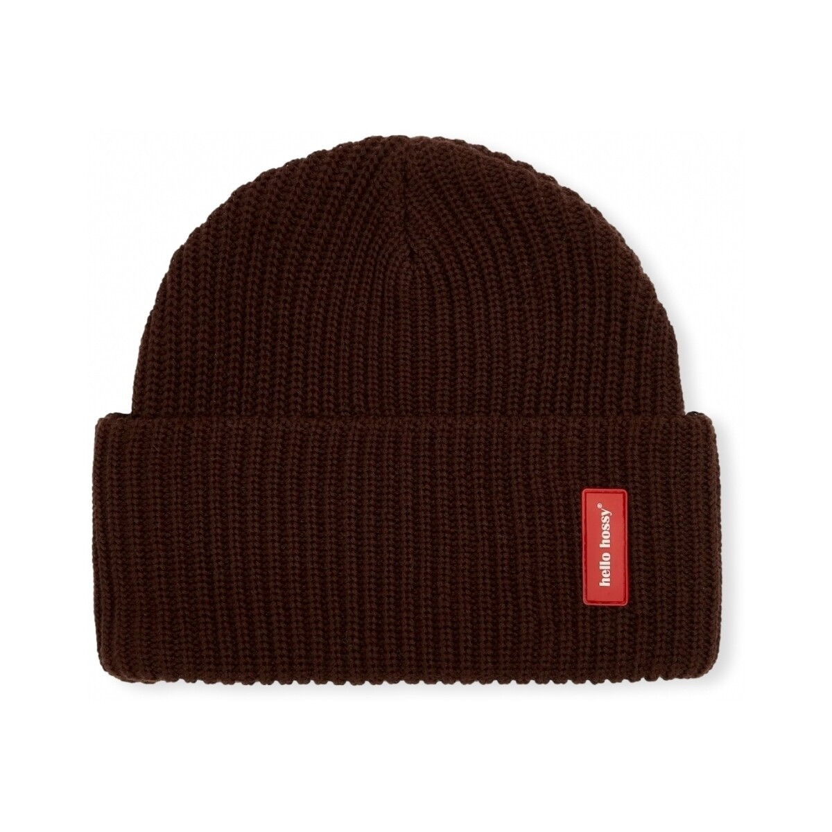 Hello Hossy  Flow Adults Beanie - Chocolate  Hnědá