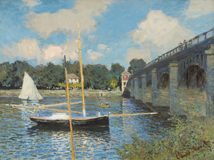 Claude Monet Obrazová reprodukce The Bridge at Argenteuil (1874), Claude Monet, 40 × 30 cm