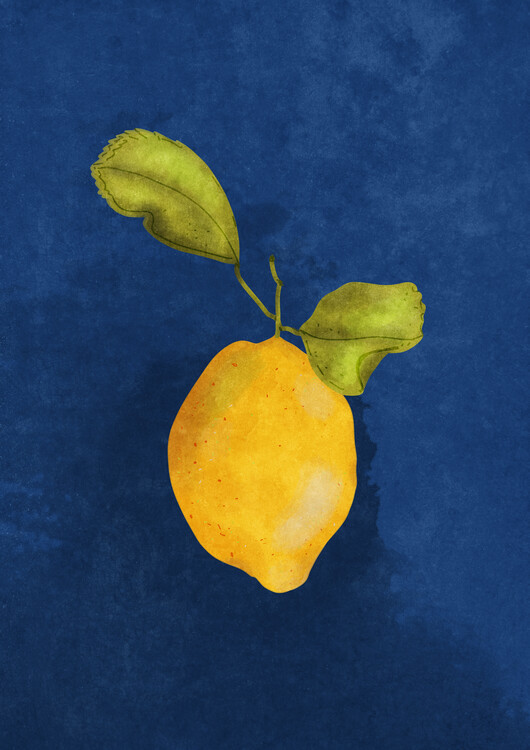 Raissa Oltmanns Ilustrace Just a little lemon, Raissa Oltmanns, 30 × 40 cm