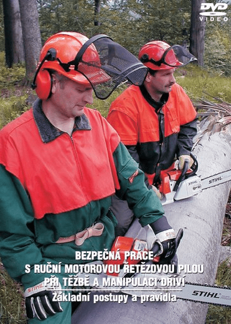 Školící film Bezpečnost práce - s ruční motorovou pilou při těžbě a manipulaci dříví Kód: 03469