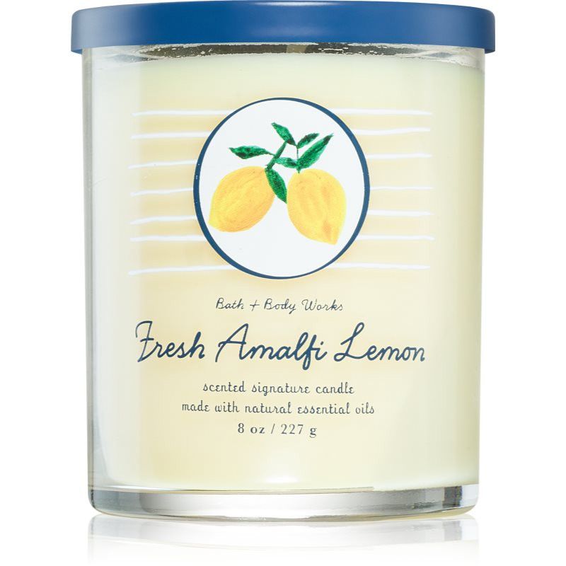 Bath & Body Works Fresh Amalfi Lemon vonná svíčka 227 g