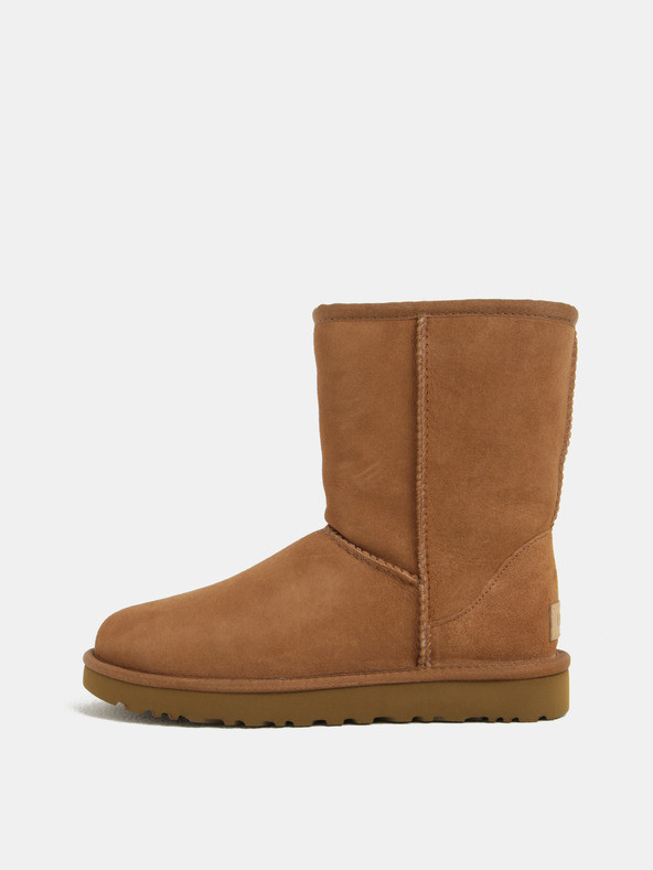 UGG Classic Short II Kotníková obuv Hnědá