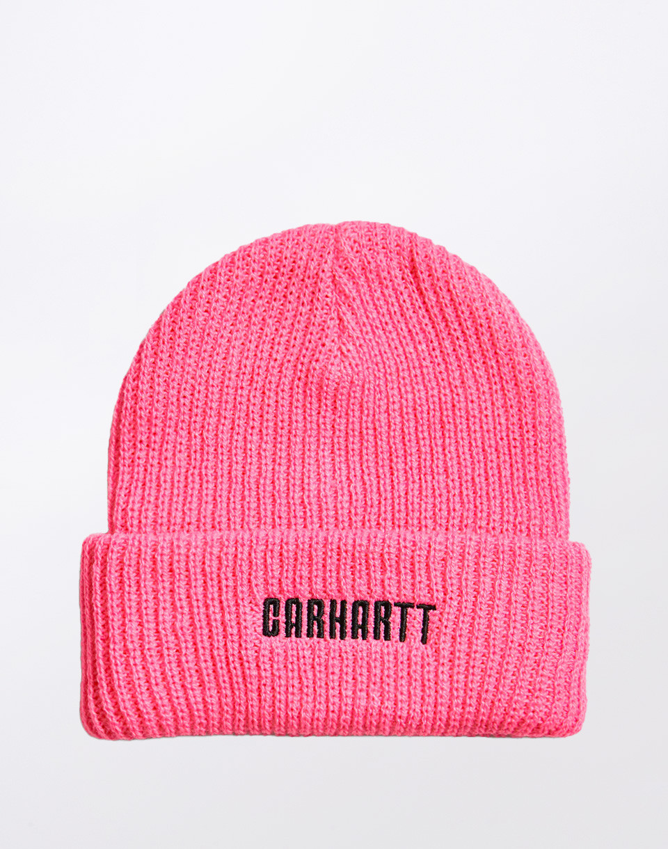 Carhartt WIP Industry Beanie Lumo Pink/Black