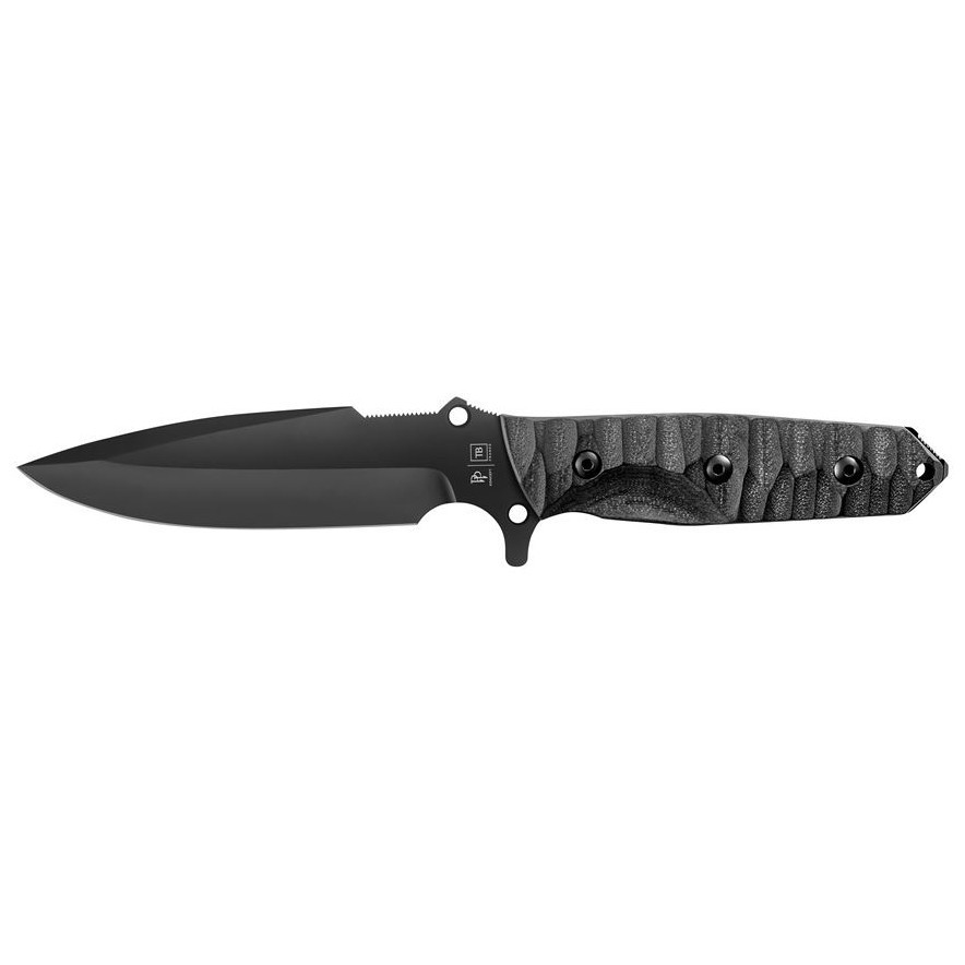 Nůž TB OUTDOOR Maraudeur Survival Knife G10 Smooth Barva: černá