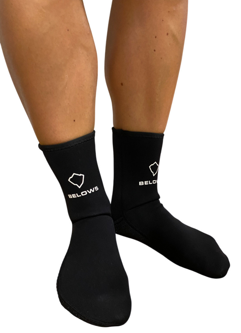 Below5 Neoprene Socks Black 10