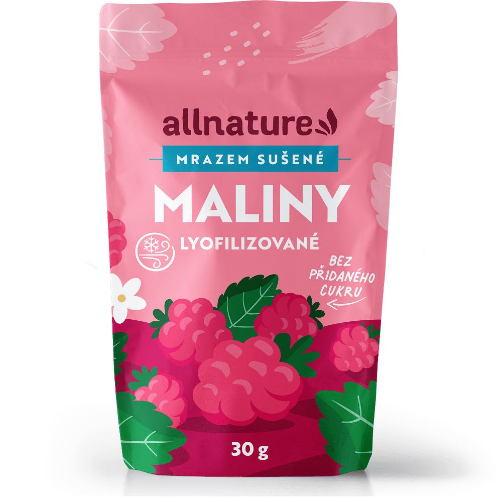 ALLNATURE Malina sušená mrazem celá 30 g