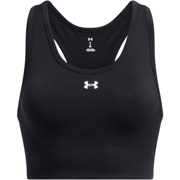 Under Armour VANISH SEAMLESS MID Dámská podprsenka, černá, velikost