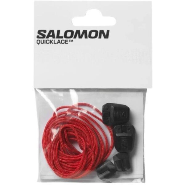 Salomon QUICKLACE KIT Náhradní tkaničky, červená, velikost