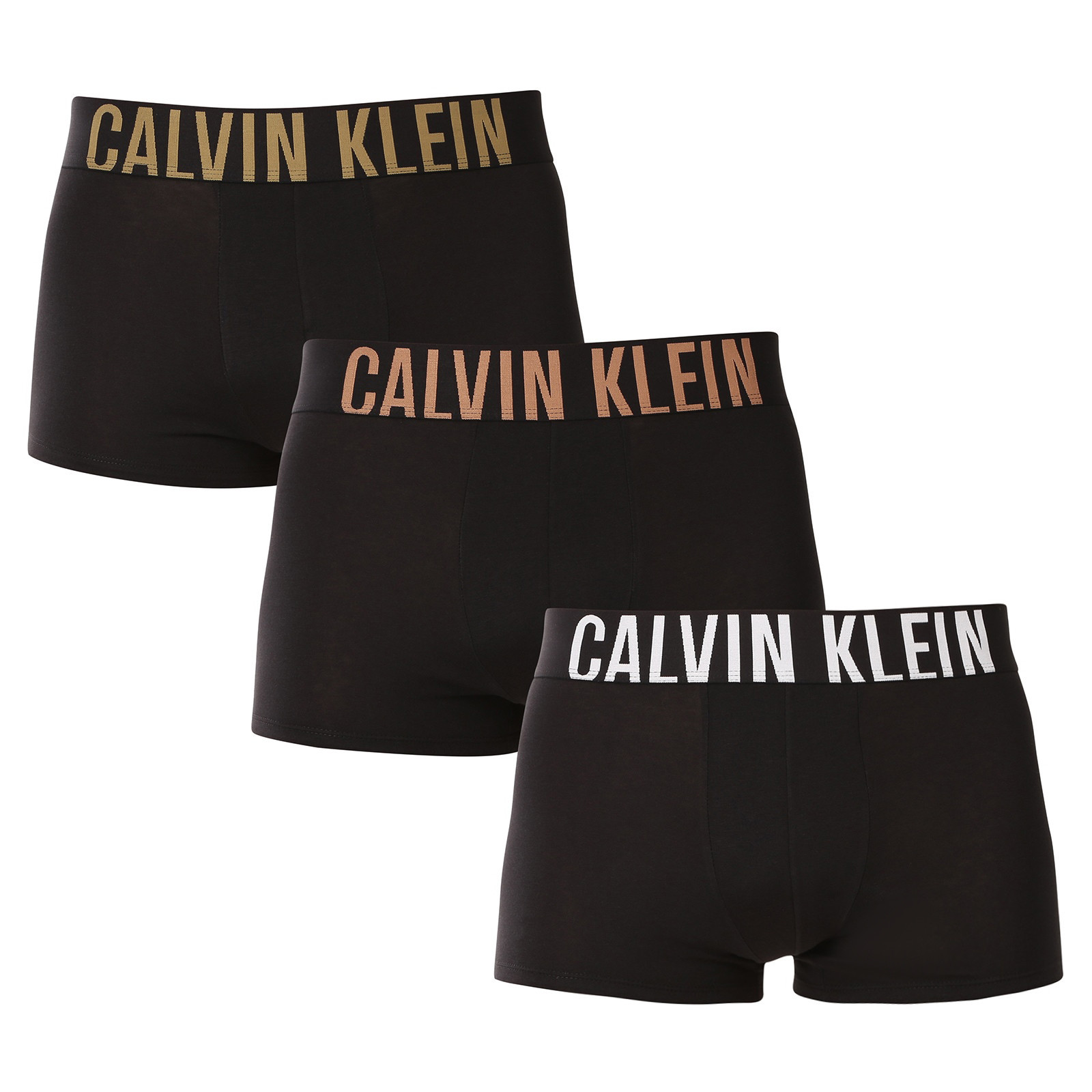 3PACK pánské boxerky Calvin Klein černé (NB3608A-QA3) M, trenky / trenýrky